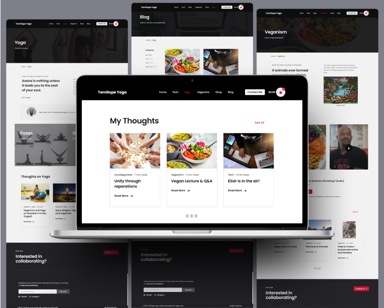 temitopeyoga.com website preview