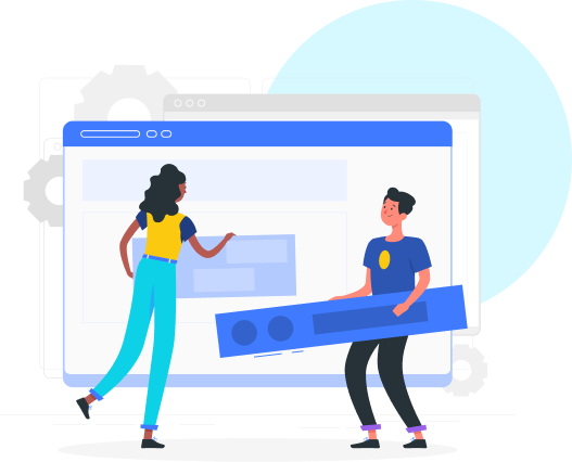 Website integration illustration